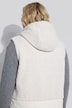 Weste, Teddyfleece , A-Linie, Kapuze, ärmellos