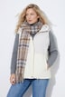 Weste, Teddyfleece , A-Linie, Kapuze, ärmellos
