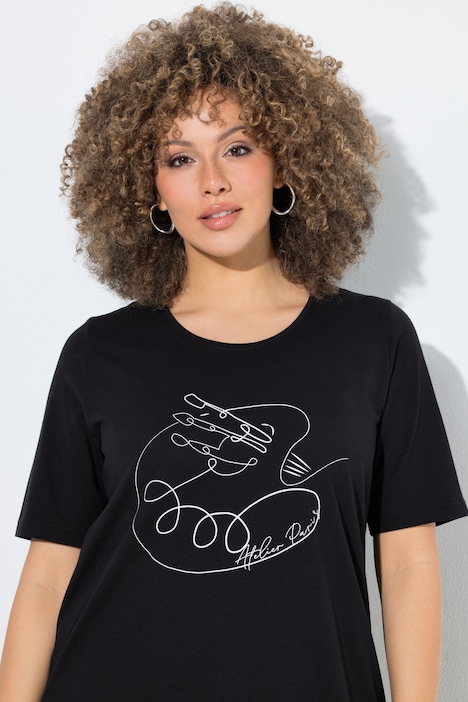 T-Shirt, Motivdruck, Classic, Rundhals, Halbarm