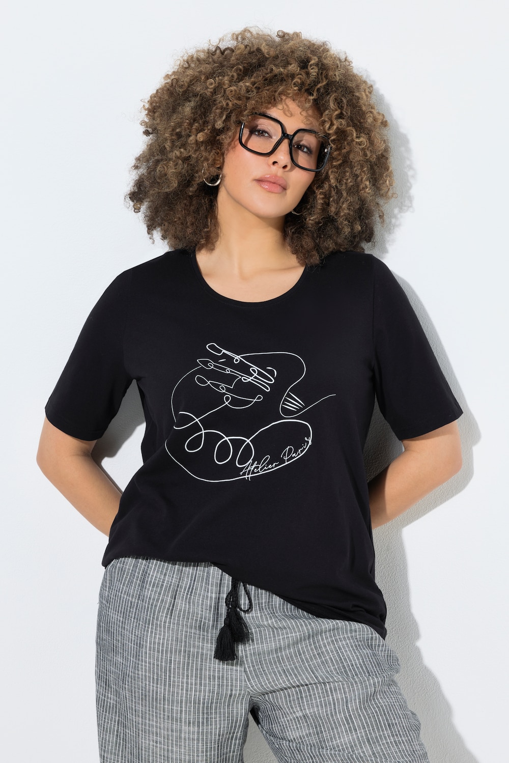 T-Shirt, Motivdruck, Classic, Rundhals, Halbarm