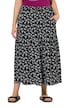 Maxi sukně, květiny, áčkový střih, elastický pas, volánkový lem