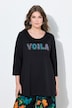 T-Shirt, A-Linie, VOILA Applikation, 3/4-Ärmel