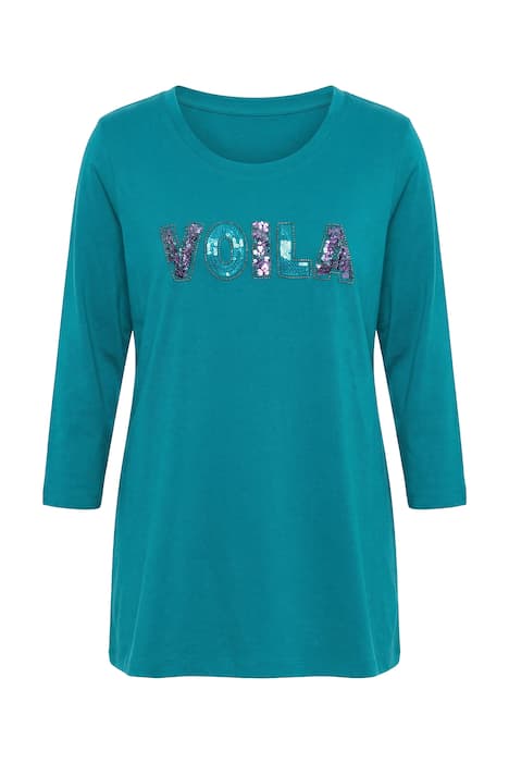 Tričko, A střih, aplikace VIOLA, 3/4 rukávy