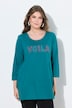 T-Shirt, A-Linie, VOILA Applikation, 3/4-Ärmel