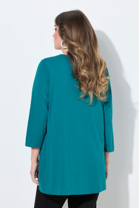 T-Shirt, A-Linie, VOILA Applikation, 3/4-Ärmel