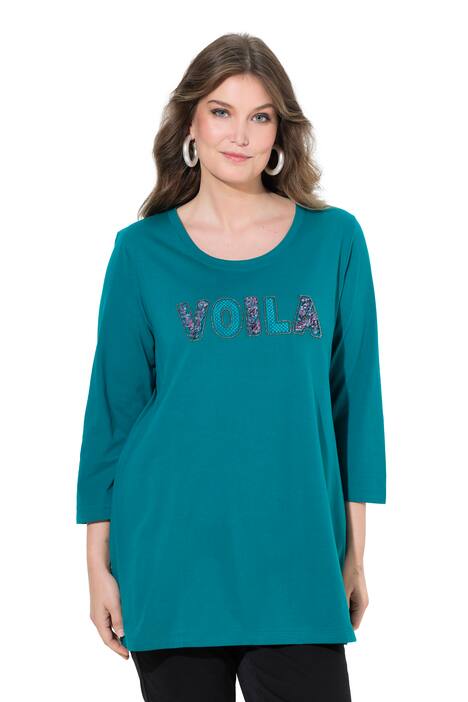 Tričko, A střih, aplikace VIOLA, 3/4 rukávy