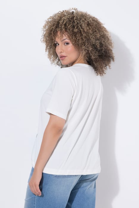 Sun Palms Repeat Graphic Drawstring Tee