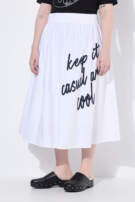 Midirock, Papertouch, A-Linie, Elastikbund, Taschen