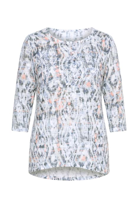 Tričko, A střih, průsvitný žerzej, třpytivé kamínky