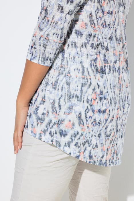 T-Shirt, A-Linie, Ausbrenner-Jersey, Glitzersteinchen