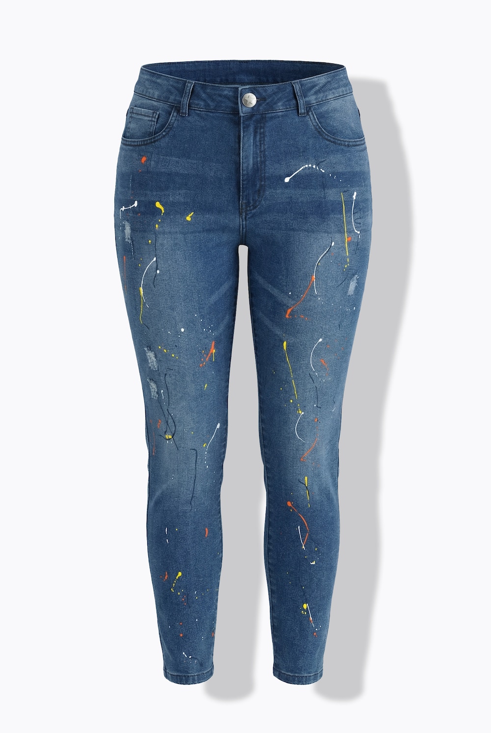 Stora storlekar Jeans Emma, Dam, blå, storlek: 48, Bomull, Angel of Style
