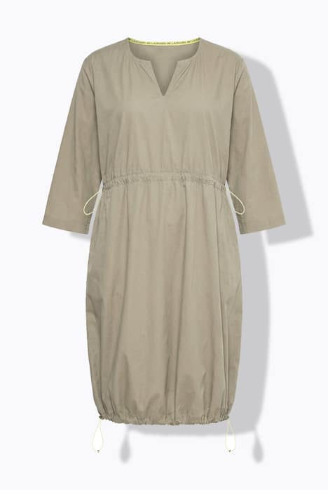 Popeline Kleid mit Tunnelzügen
