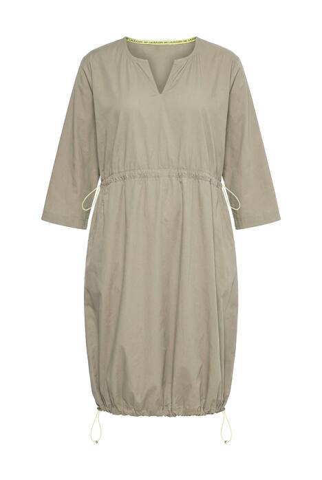 Popelínové šaty se stahovacími šňůrkami