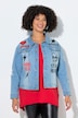 Jeansjacke, Oversize Fit, Prints, Stretchdenim