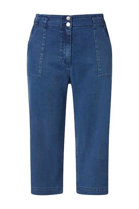 3/4 Kalhoty Rose, lyocell, džínový vzhled, pohodlný pas