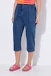 Cropped Denim Look Lyocell Pants