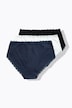 Midi-slips, set van 3, kanten tailleband
