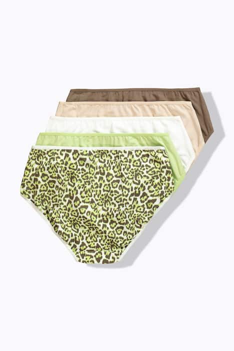 6 Pack of Panties- Colorful Leopard