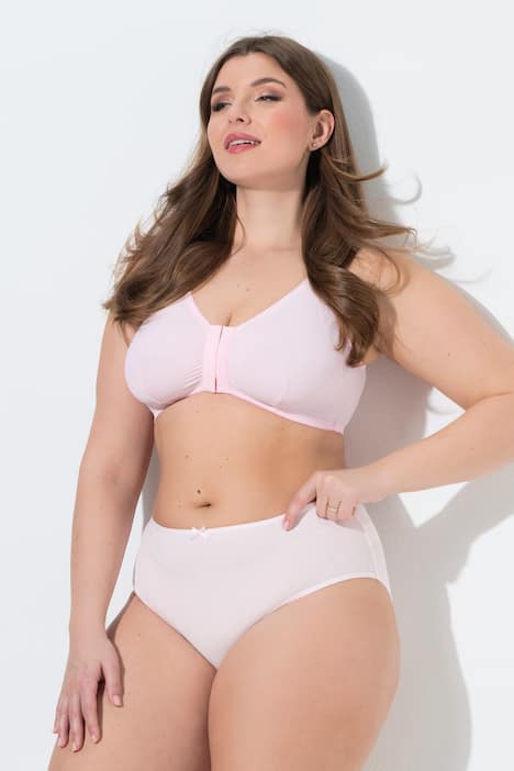 Midislips, set van 5, kleurrijk luipaardmotief/effen