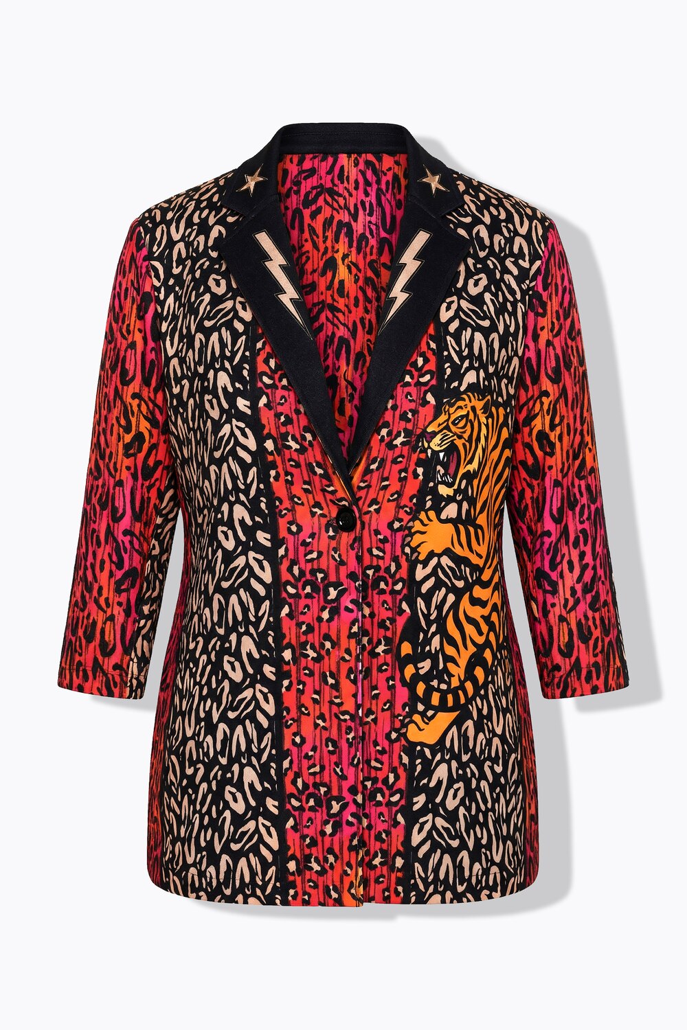 Stora storlekar Kavaj, Dam, svart, storlek: 54, Polyester, Angel of Style