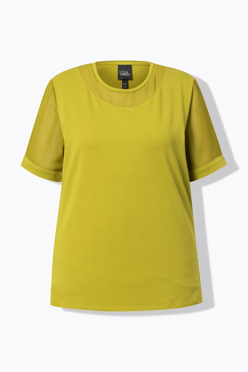 Stora storlekar Topp, Dam, brun, storlek: 62/64, Polyester/Bomull, Ulla Popken