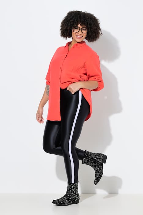 Legging coupe Tight Fit, rayures sur les côtés