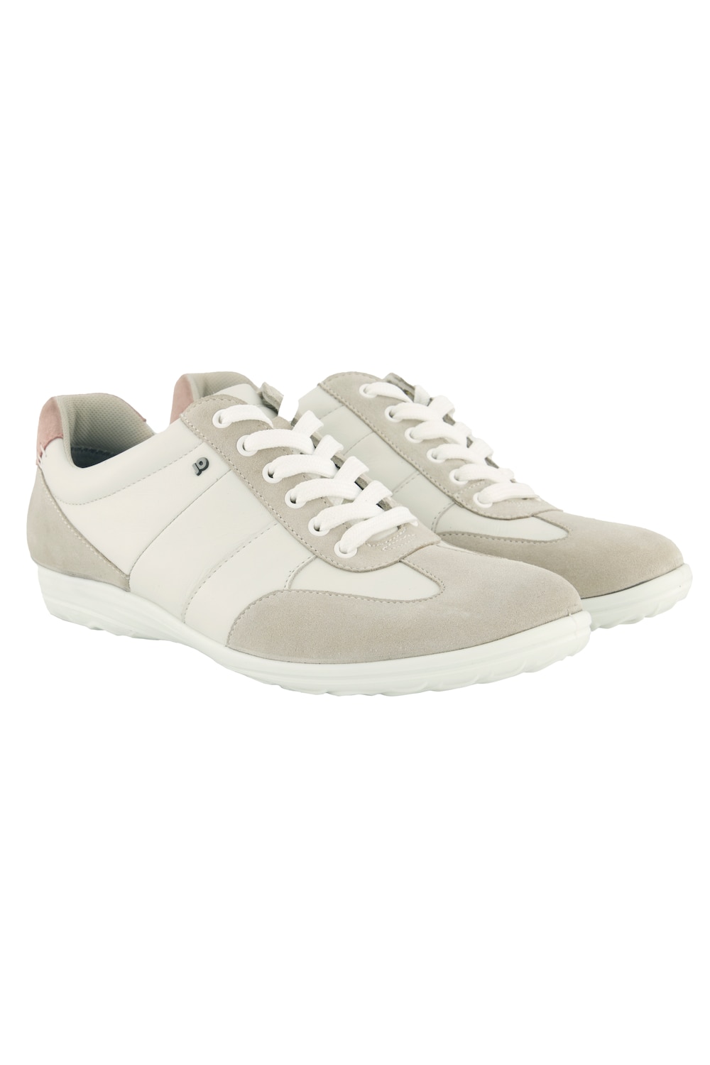 Stora storlekar Jomos Skinnsneakers, Dam, vit, storlek: 40, Läder, Ulla Popken