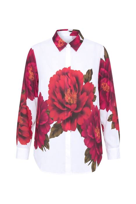 Flower Motif Blouse