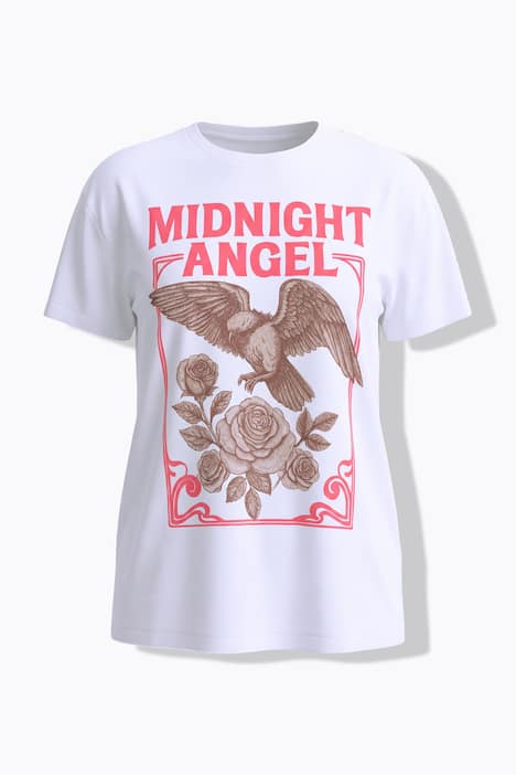 T-Shirt, Boxy Fit, Midnight Angel, Halbarm