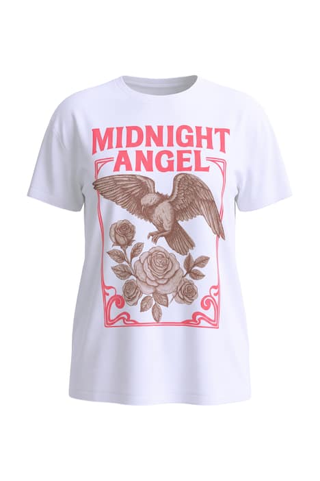 Tričko, Boxy střih, Midnight Angel, krátké rukávy