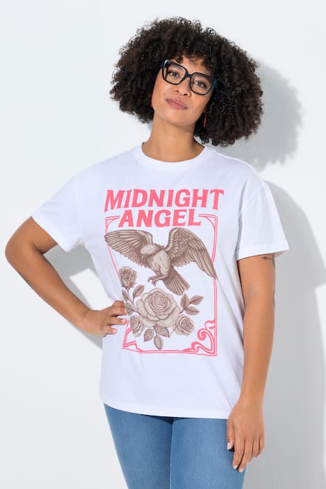 T-Shirt, Boxy Fit, Midnight Angel, Halbarm