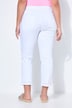 7/8 Slim -Jeans, Saum mit Stickerei