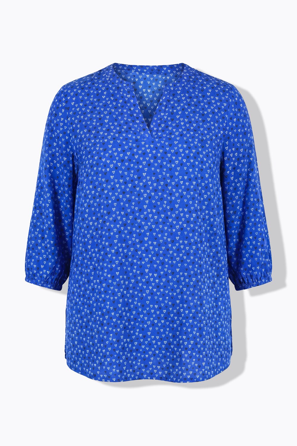 Stora storlekar Blus, Dam, blå, storlek: 46, Viskos, Angel of Style
