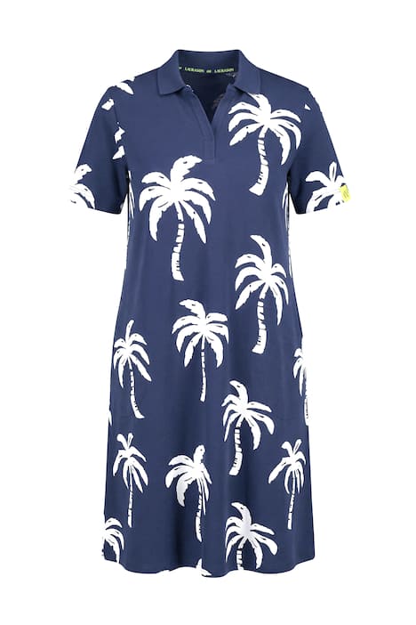 Šaty, polodlouhý rukáv, polo límeček, EKO-TEX MIG