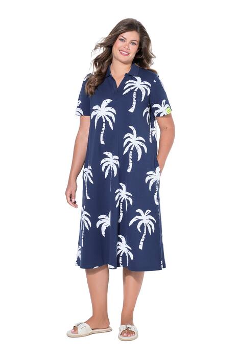 Šaty, polodlouhý rukáv, polo límeček, EKO-TEX MIG