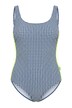 Strukturované plavky KYST, páska na zádech, EKO-TEX