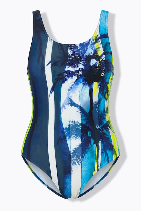 Badeanzug KYST, Rundhals, Rückentape, OEKO-TEX