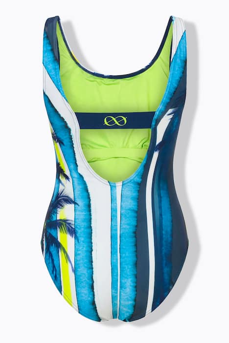 Badeanzug KYST, Rundhals, Rückentape, OEKO-TEX