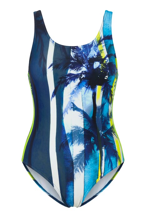 Plavky KYST, kulatý výstřih, elastická páska na zádech, certifikát OEKO-TEX