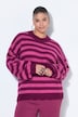 Pullover, oversized, Grobstrick, Colorringel