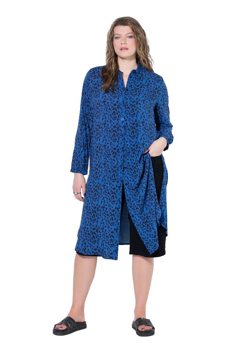 Tunika, leopardí vzor, dlouhé rukávy