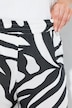 Culotte, estampado de cebra, pernera ancha, cintura elástica