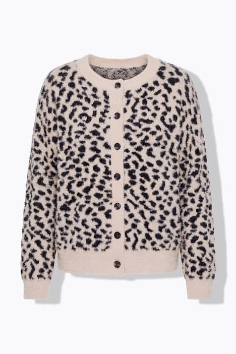 Kardigan, oversize, panterka