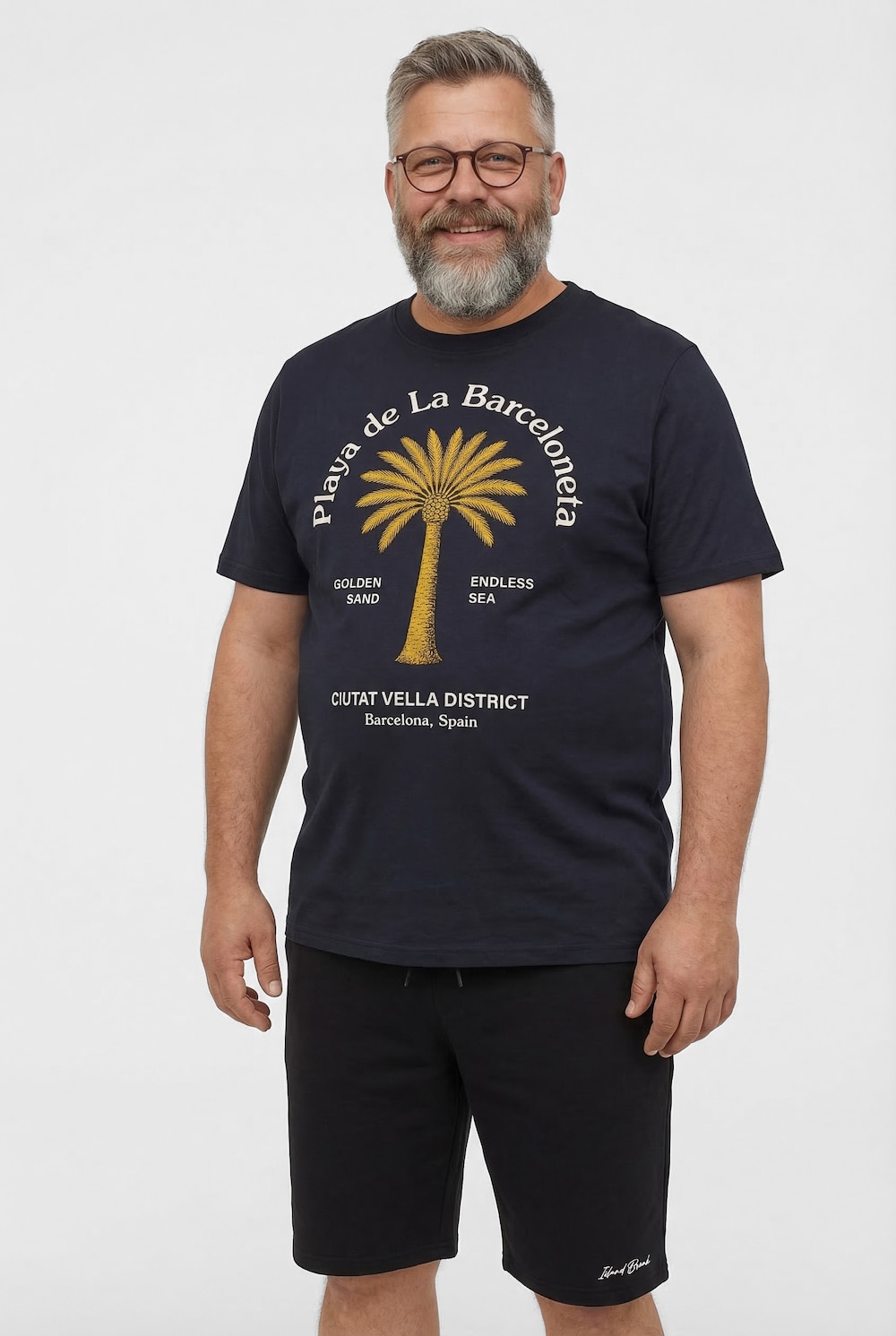 T-Shirt, Print, Halbarm, bis 8 XL