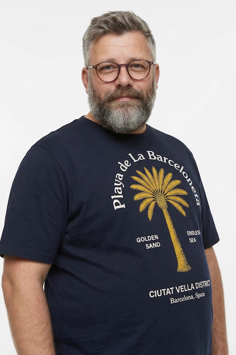 T-Shirt, Print, Halbarm, bis 8 XL