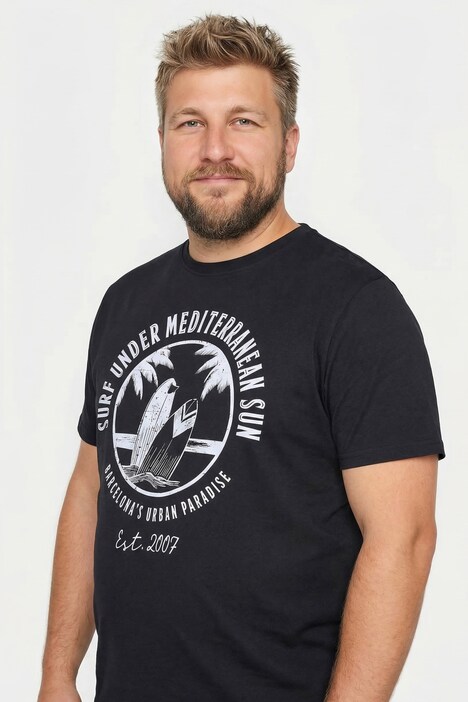 T-Shirt, Print, Halbarm, bis 8 XL