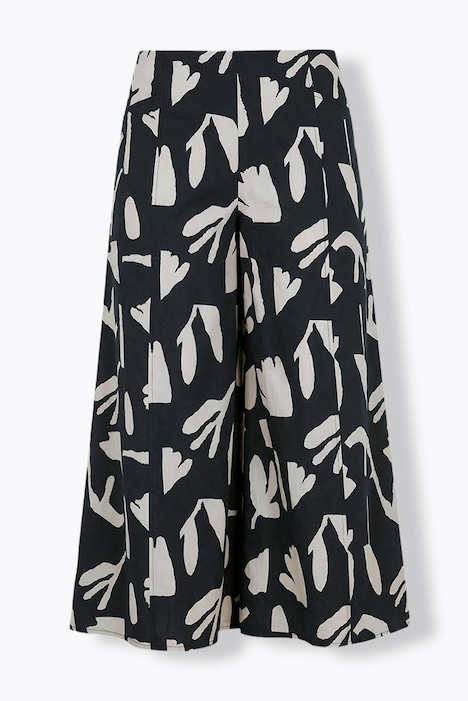 Culotte, Blüten, weites Bein, Elastikbund, Biobaumwolle