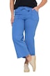 Jeans-Culotte, weites Bein, Elastikbund, Biobaumwolle