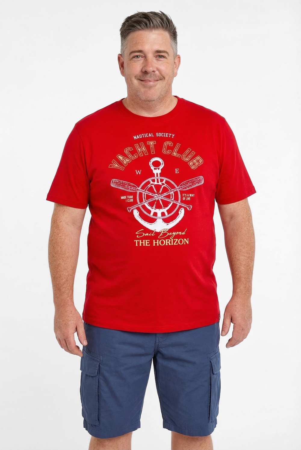 T-Shirt, Print, Halbarm, bis 8 XL