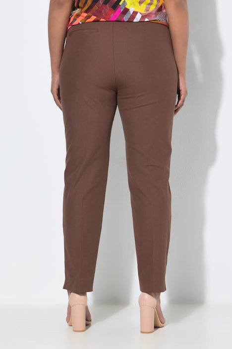 Hose, Bügelfalte, schmales Bein, Elastikbund